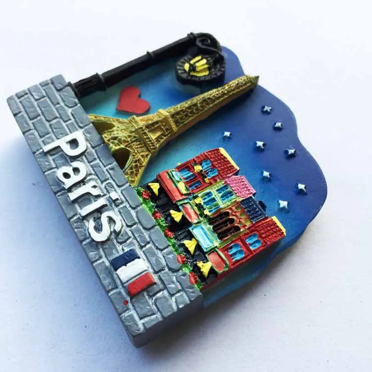 France Eiffel Tower Paris Tourist Souvenir Magnets