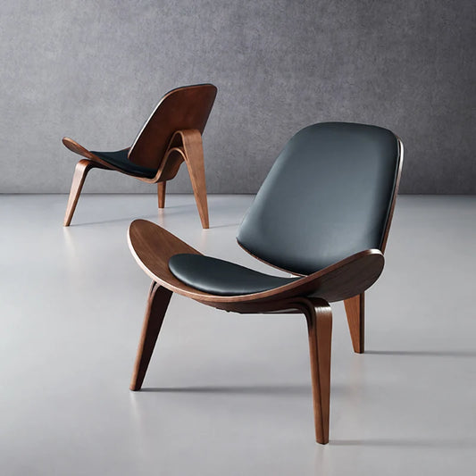 MOMO Nordic Celebrity Chair Creative Minimalist Designer Single Sofa Chair Smile Aircraft Chair Shell Chair
