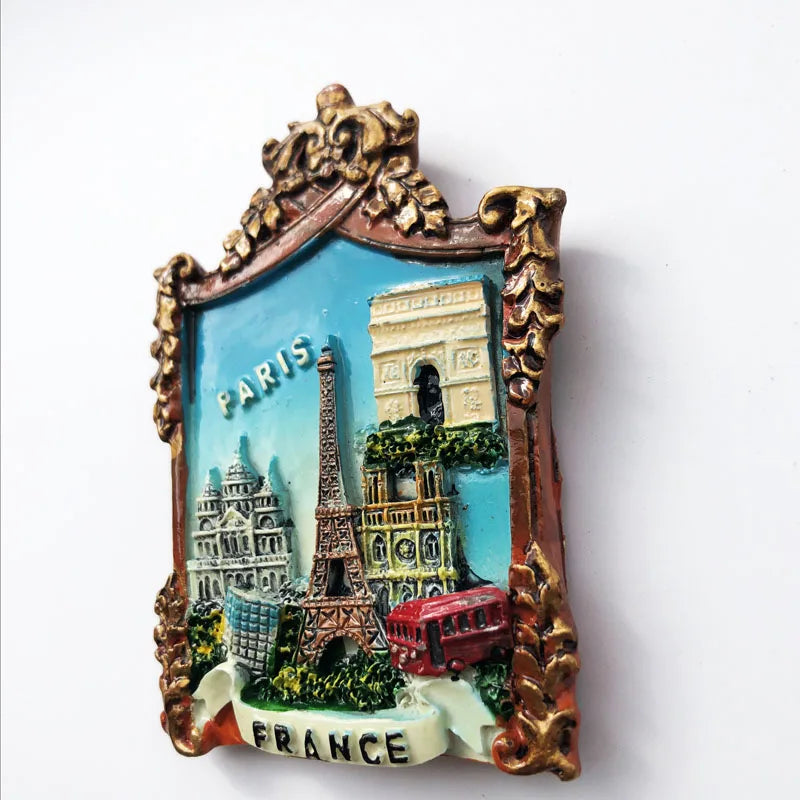 France Eiffel Tower Paris Tourist Souvenir Magnets