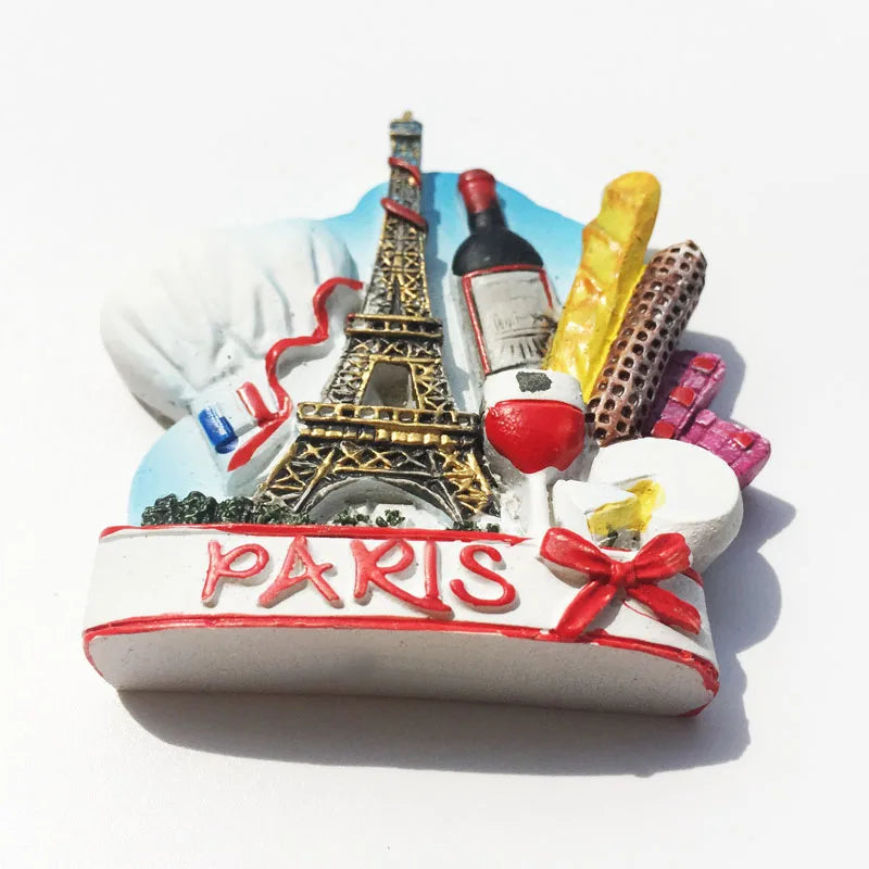 France Eiffel Tower Paris Tourist Souvenir Magnets