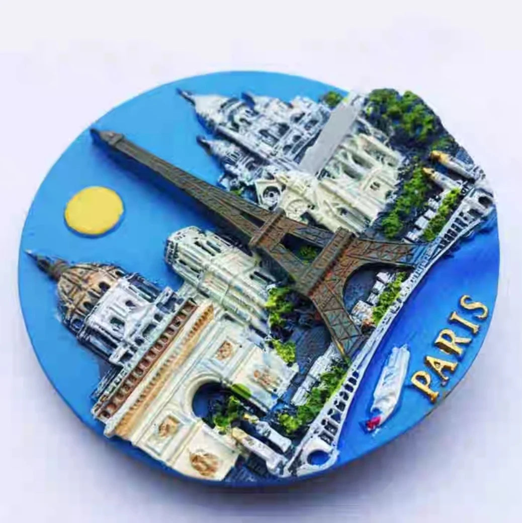 France Eiffel Tower Paris Tourist Souvenir Magnets