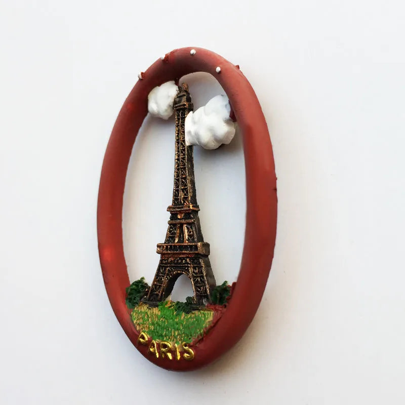 France Eiffel Tower Paris Tourist Souvenir Magnets