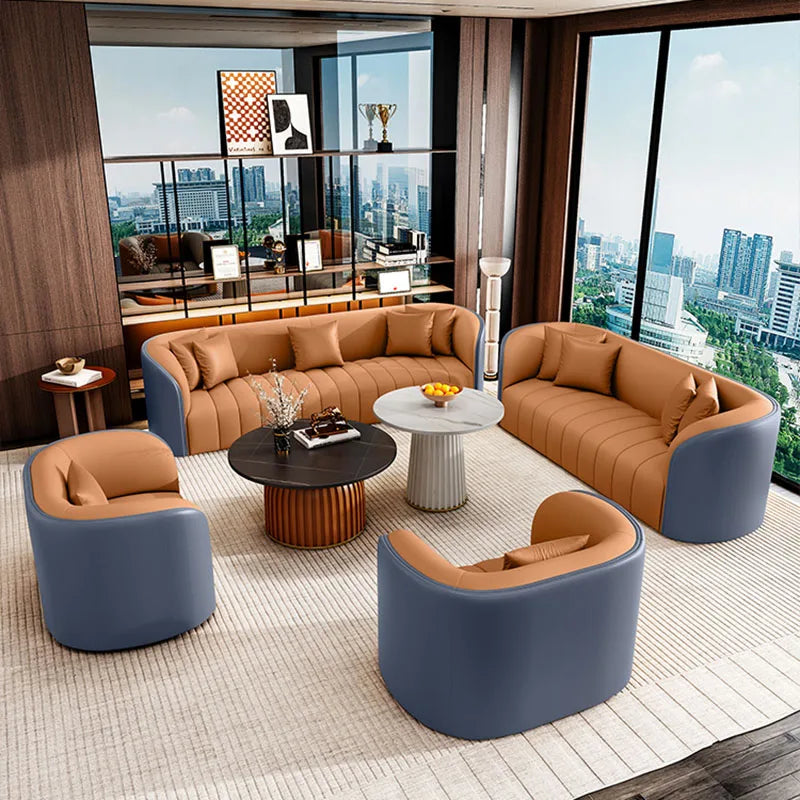 Salon Style Cafe Bar Seating Room. Small Single Sofas and Chairs. Lounge Divano Library Furniture