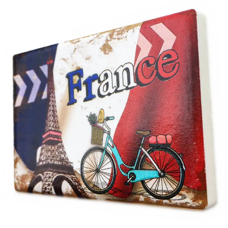 France Eiffel Tower Paris Tourist Souvenir Magnets