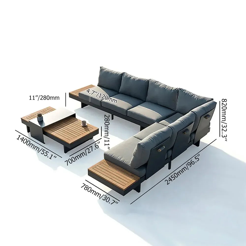 Garden Furniture Deep Seating Patio Set Sun Lounger Outdoor Furniture Daybed