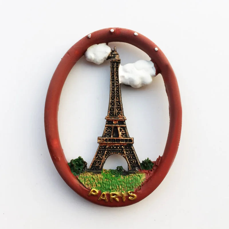 France Eiffel Tower Paris Tourist Souvenir Magnets