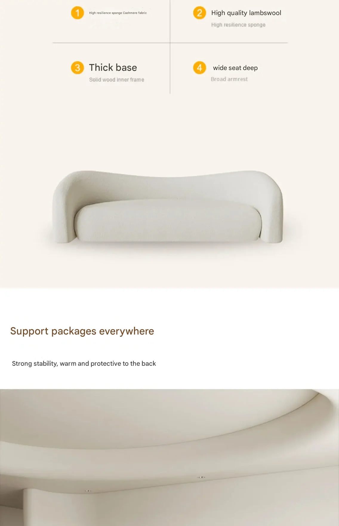 Modern Living Room Sofas: Minimalist Italian Sectional Sofas White Liners Oturma Odası Kanepeleri