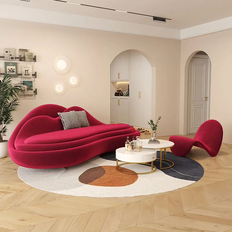 Accent Modern Living Room Sofas Sexy Designer Luxury Sectional Lazy Sofas Lounge Relaxing Filling Divano Lounge Suite Furniture