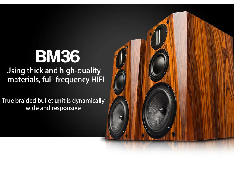 BM36 Speaker High Fidelity Bookshelf Speaker/Monitor