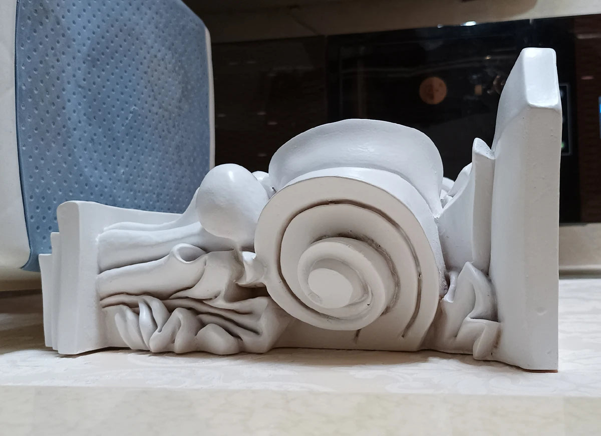 Polyurethane Flat Roman Columns Caps Pillars Capitals Wall Cornice Moulding European Style Decoration Components Elements