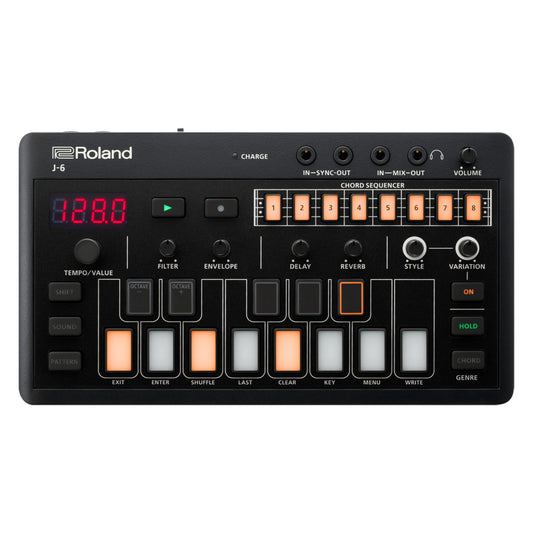 Roland J-6 Chord Synthesizer Portable song creation machine with professional Roland sound and features