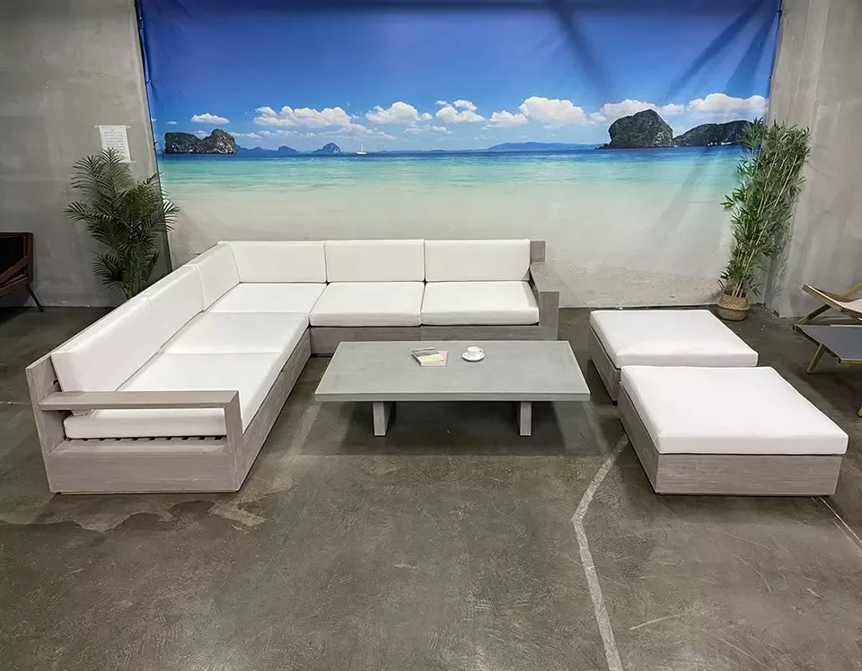 Garden Furniture Deep Seating Patio Set Sun Lounger Outdoor Furniture Daybed