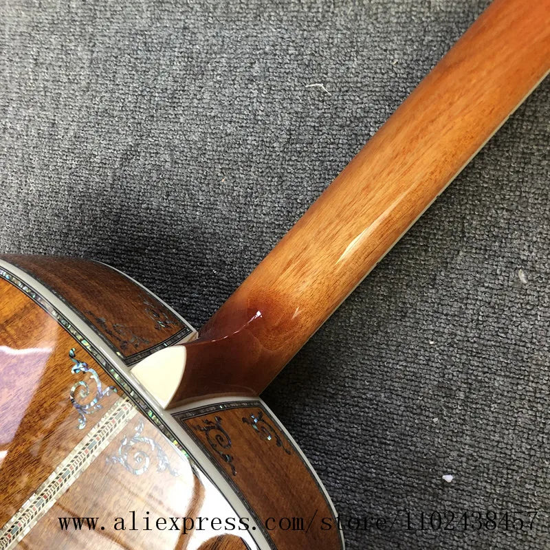 Luxury Acoustic Guitar with Koa Top, Sides and Back, Ebony Fingerboard, High Quality, 41 inch