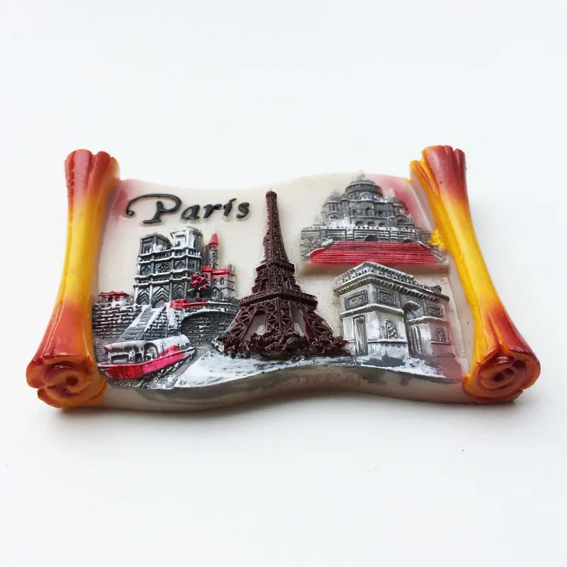 France Eiffel Tower Paris Tourist Souvenir Magnets