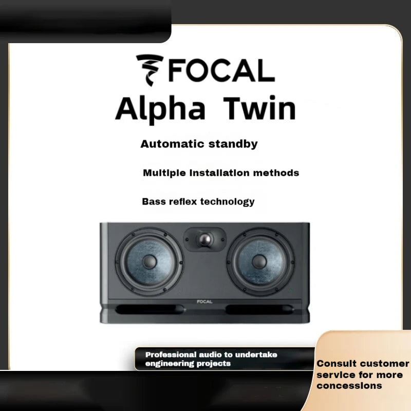 FOCAL ALPHA50 ALPHA65 ALPHA80 ALPHA Twin EVO Active Speaker 8 inches Monitoring Hifi Super Bass Hi-res Customized Music Speakers