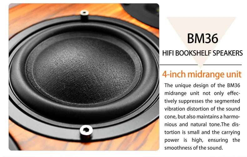 BM36 Speaker High Fidelity Bookshelf Speaker/Monitor