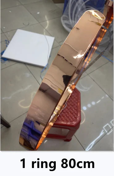Modern C Ring Led Pendant Lamp Dimmable for Dining Living Room Center Table Bedroom Chandelier Home Decor Luxury Lusters Fixture