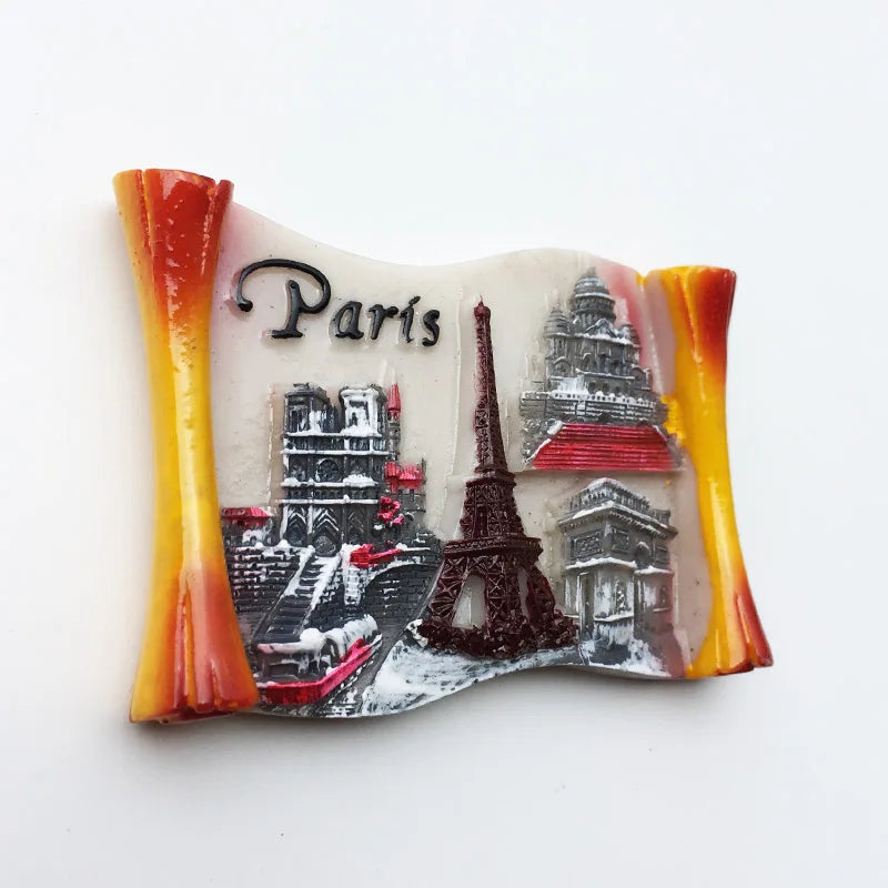France Eiffel Tower Paris Tourist Souvenir Magnets