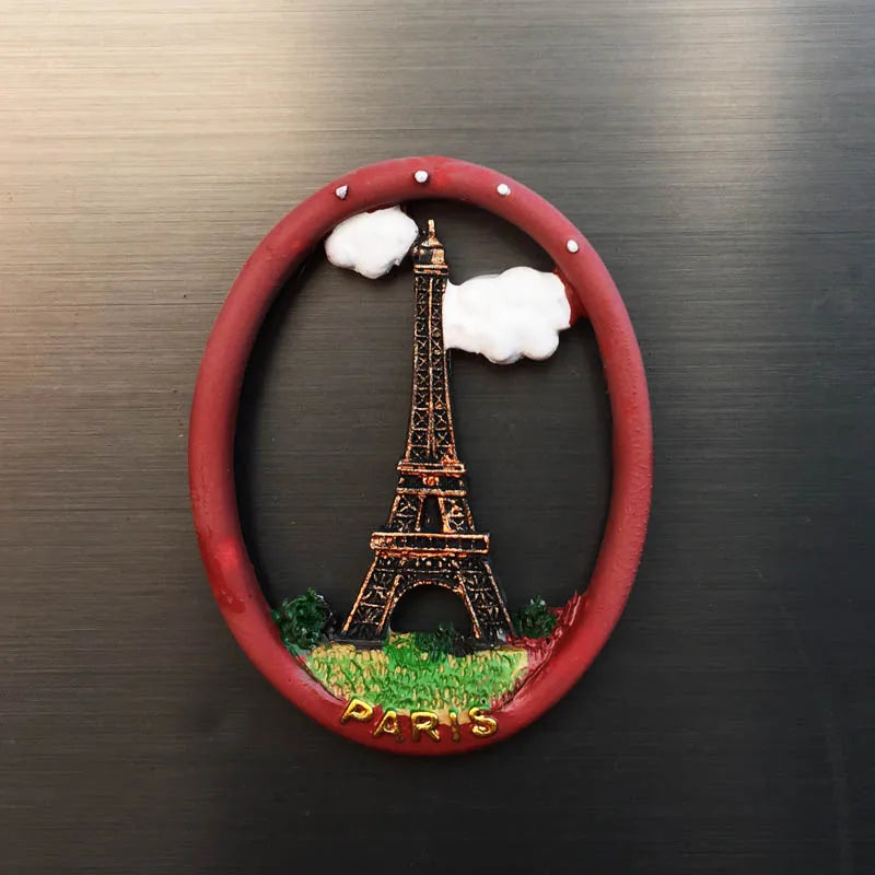 France Eiffel Tower Paris Tourist Souvenir Magnets