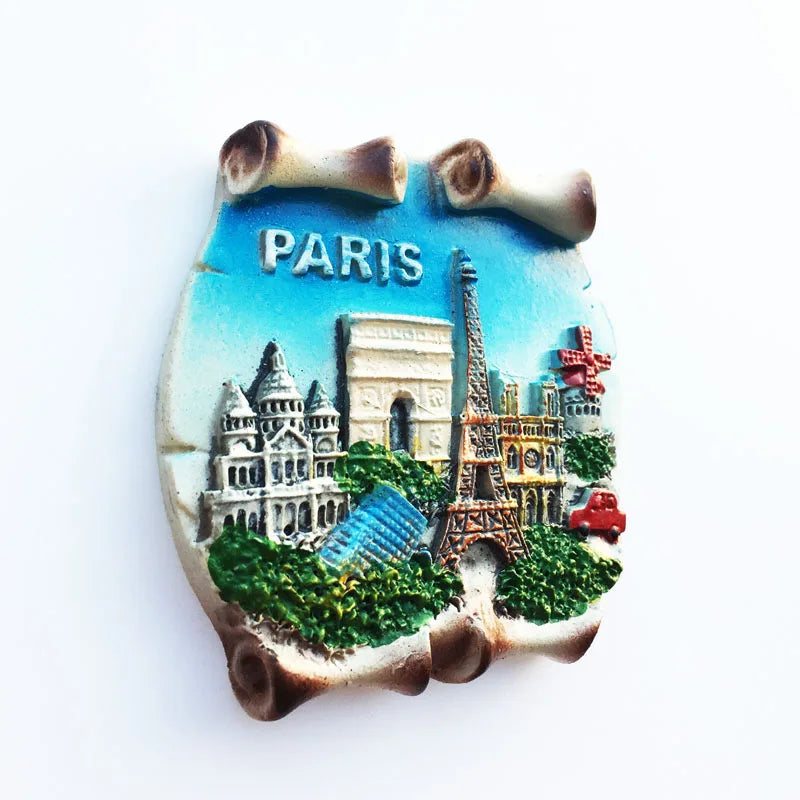 France Eiffel Tower Paris Tourist Souvenir Magnets