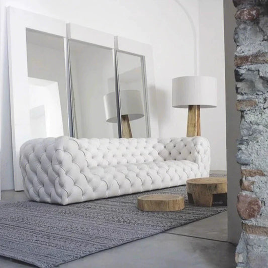 Living Room Sofas. Modern Luxury LEATHER Sofas Mid Century Designer Koltuk Takımı Trendy Furniture
