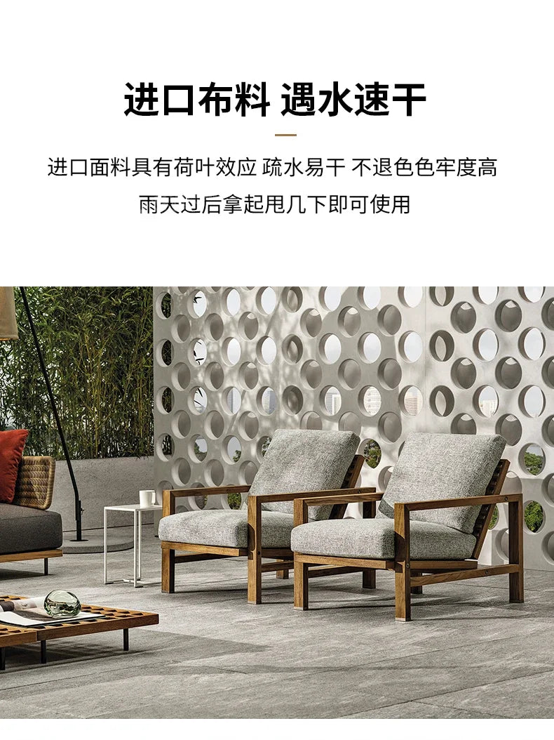 Outdoor Living 2 Person Sofa Complete Garden Lounge Room Sofas Street Luxury Furniture 1-person Modern Bed Balcony Sets Patio