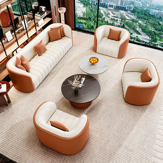 Salon Style Cafe Bar Seating Room. Small Single Sofas and Chairs. Lounge Divano Library Furniture