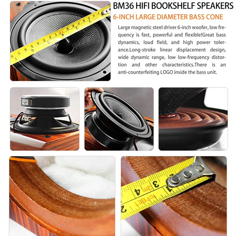 BM36 Speaker High Fidelity Bookshelf Speaker/Monitor