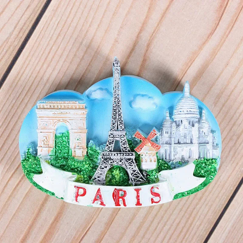 France Fridge Magnets Home Decor Paris