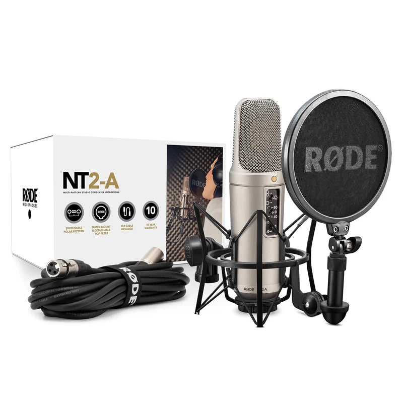 RODE NT2A Multi-pattern Large-diaphragm Condenser Microphone