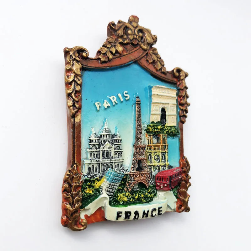 France Eiffel Tower Paris Tourist Souvenir Magnets