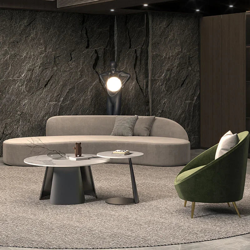 European Designer Sofa. Sexy Curved and Customized. Great For Lobby's and Open Spaces.