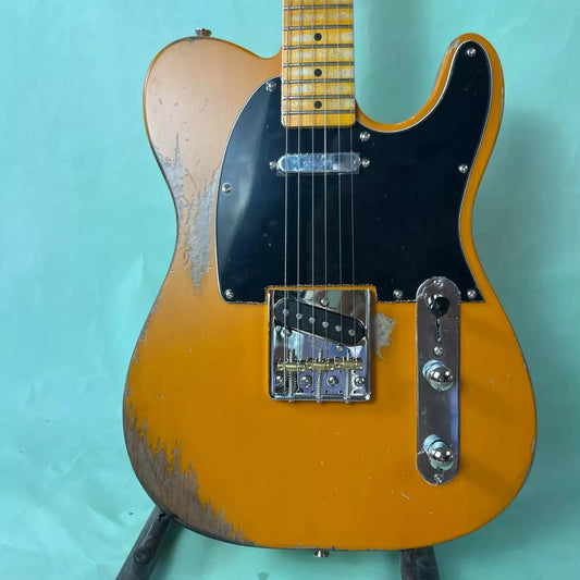 2025 Ltd 51 Telecaster Distressed Finish Guitar S Pickup Maple Fingerboard in Stock