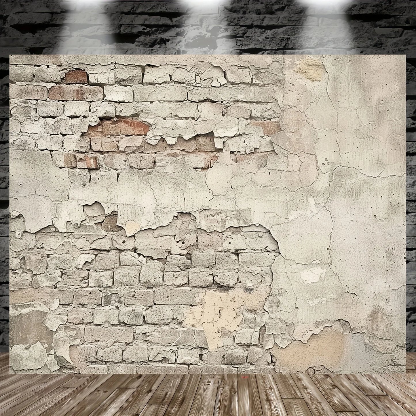 Retro Brick Wall Studio Prop - Photography Background Cloth