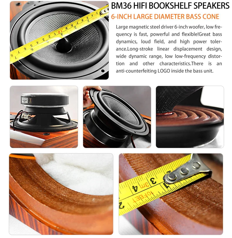 BM36 Speaker High Fidelity Bookshelf Speaker/Monitor